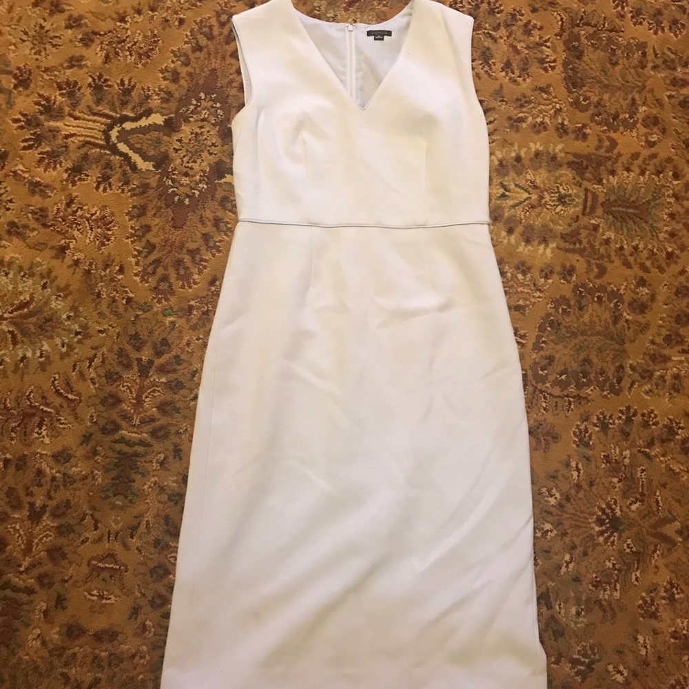 Light Blue V Neck Dress